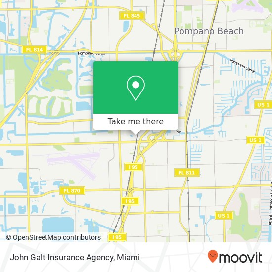 Mapa de John Galt Insurance Agency