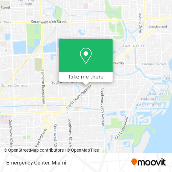 Mapa de Emergency Center