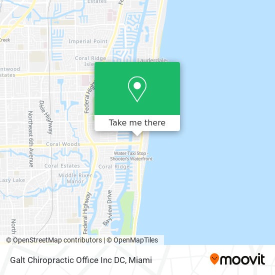 Mapa de Galt Chiropractic Office Inc DC