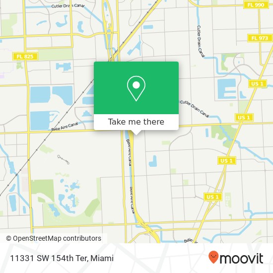 11331 SW 154th Ter map