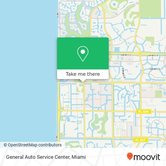 Mapa de General Auto Service Center