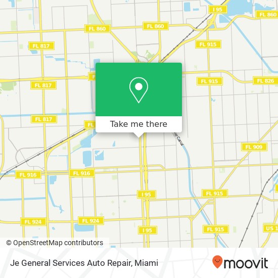 Mapa de Je General Services Auto Repair