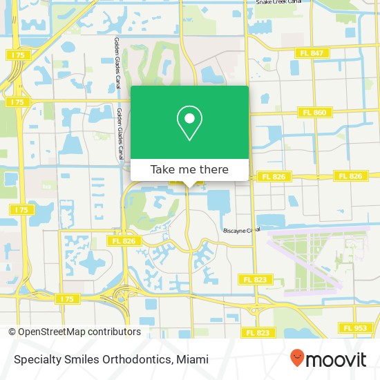 Mapa de Specialty Smiles Orthodontics