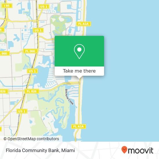 Florida Community Bank map