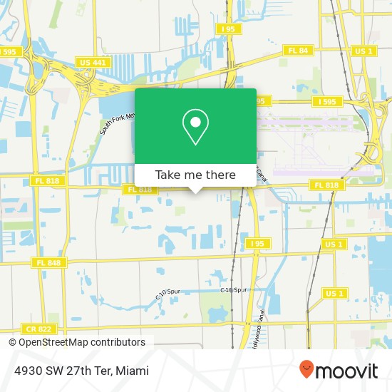 4930 SW 27th Ter map