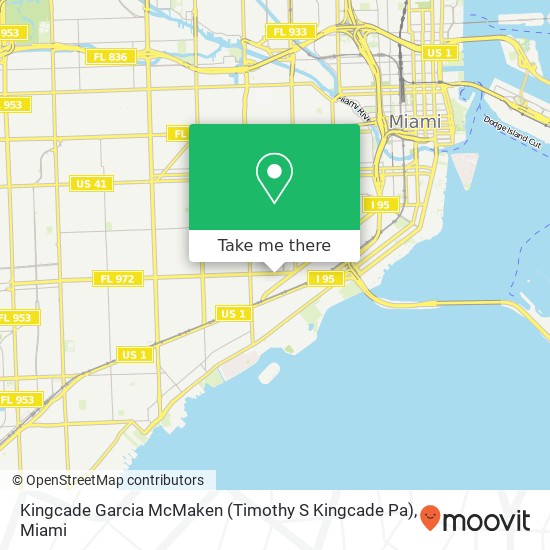 Kingcade Garcia McMaken (Timothy S Kingcade Pa) map