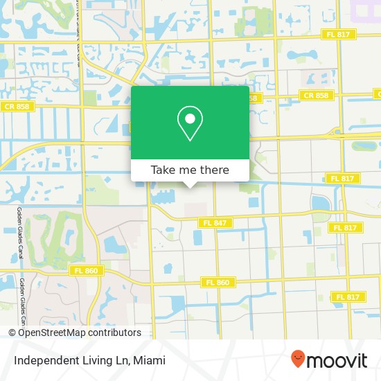 Independent Living Ln map