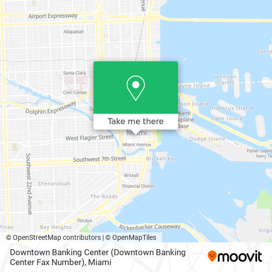 Downtown Banking Center (Downtown Banking Center Fax Number) map