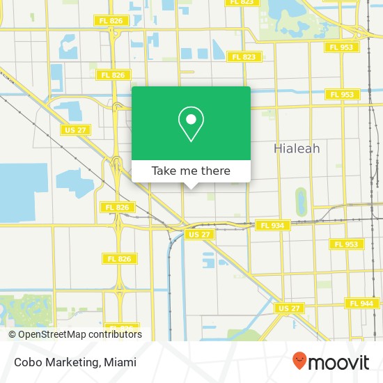 Cobo Marketing map