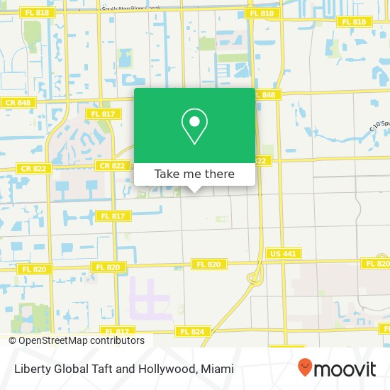 Mapa de Liberty Global Taft and Hollywood