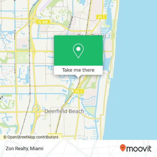 Zon Realty map