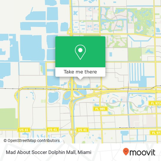 Mapa de Mad About Soccer Dolphin Mall