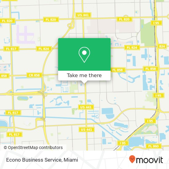 Mapa de Econo Business Service