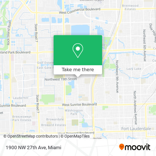 1900 NW 27th Ave map
