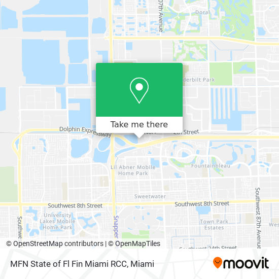 Mapa de MFN State of Fl Fin Miami RCC