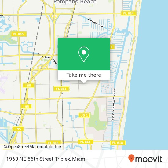 1960 NE 56th Street Triplex map