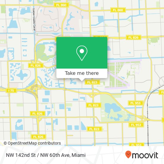 Mapa de NW 142nd St / NW 60th Ave