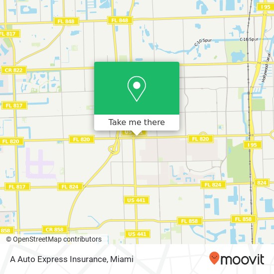 Mapa de A Auto Express Insurance