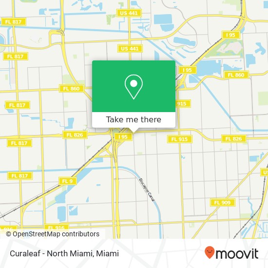 Curaleaf - North Miami map