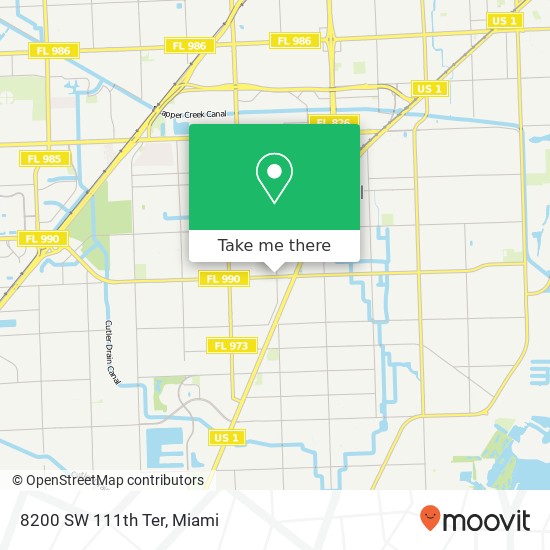 Mapa de 8200 SW 111th Ter