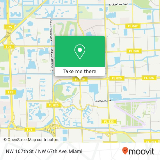 Mapa de NW 167th St / NW 67th Ave