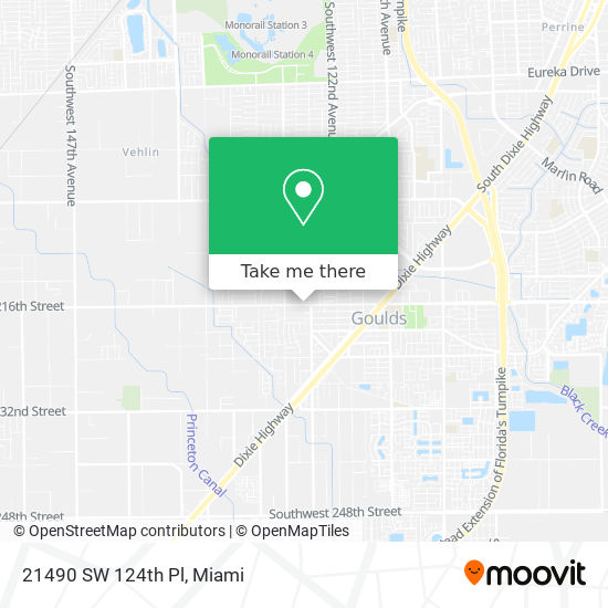 21490 SW 124th Pl map