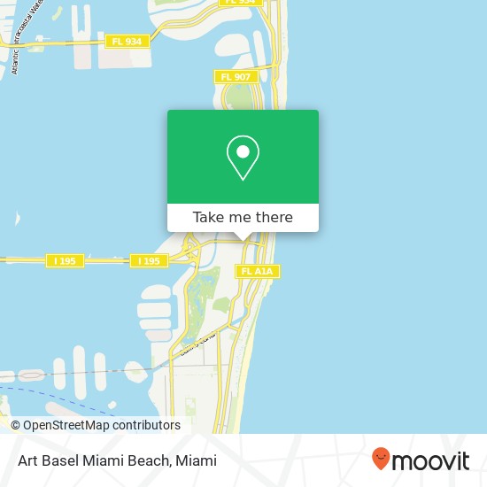 Art Basel Miami Beach map