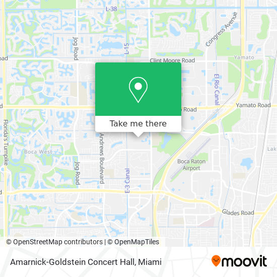 Amarnick-Goldstein Concert Hall map