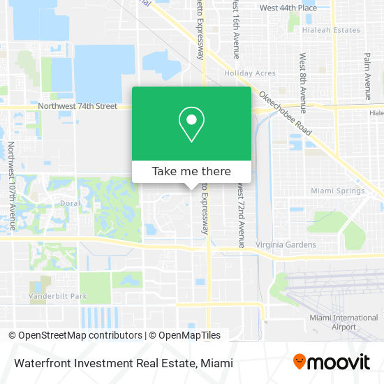 Waterfront Investment Real Estate map