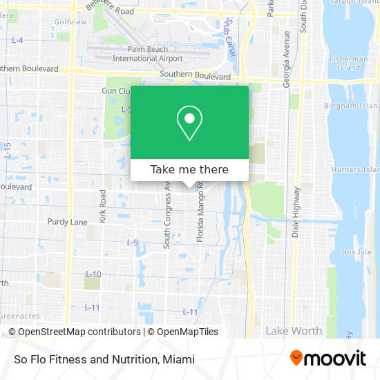 Mapa de So Flo Fitness and Nutrition
