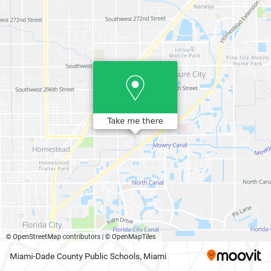 Mapa de Miami-Dade County Public Schools