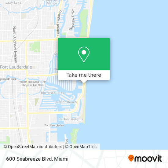 600 Seabreeze Blvd map