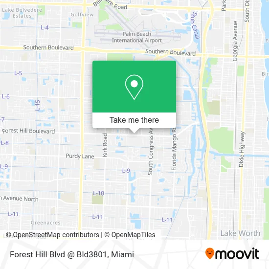 Forest Hill Blvd @ Bld3801 map