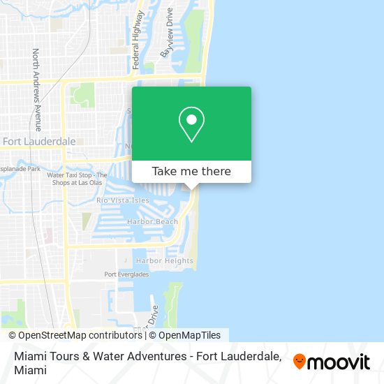 Mapa de Miami Tours & Water Adventures - Fort Lauderdale