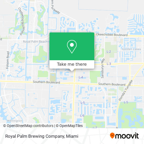 Royal Palm Brewing Company map