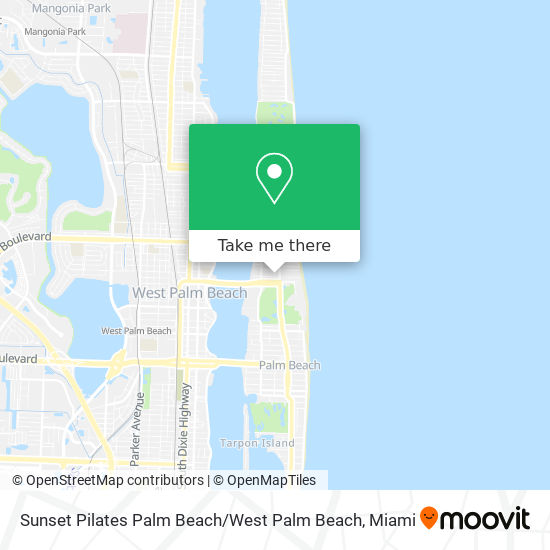 Sunset Pilates Palm Beach / West Palm Beach map