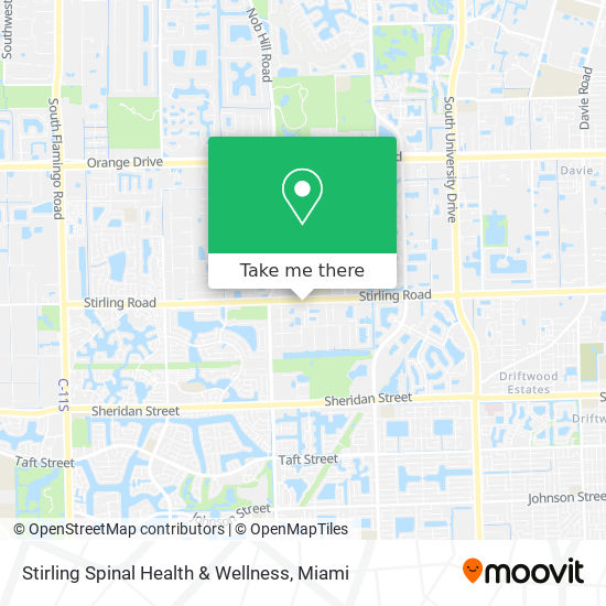 Stirling Spinal Health & Wellness map