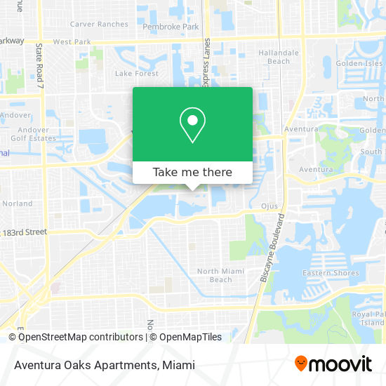 Aventura Oaks Apartments map