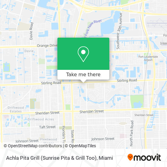 Mapa de Achla Pita Grill (Sunrise Pita & Grill Too)