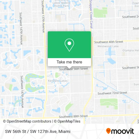 Mapa de SW 56th St / SW 127th Ave