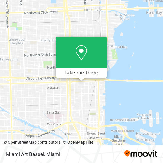 Miami Art Bassel map