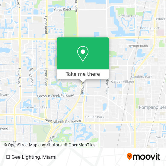 El Gee Lighting map