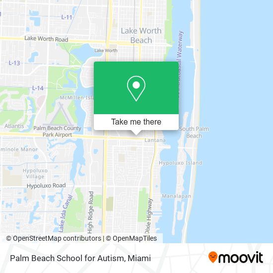 Mapa de Palm Beach School for Autism