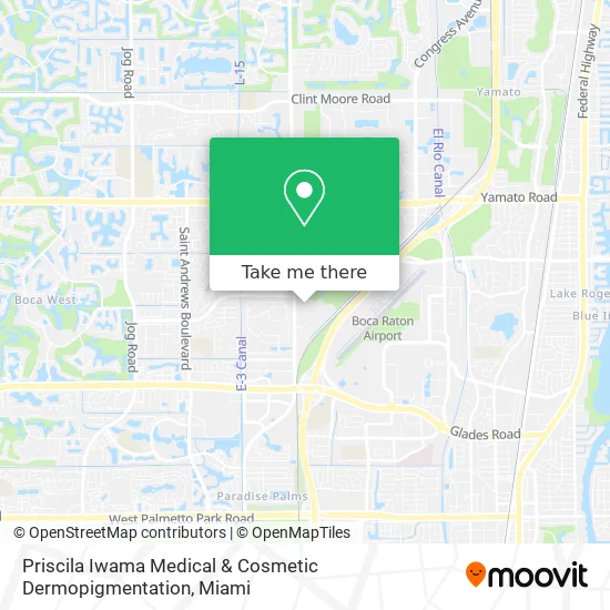 Priscila Iwama Medical & Cosmetic Dermopigmentation map