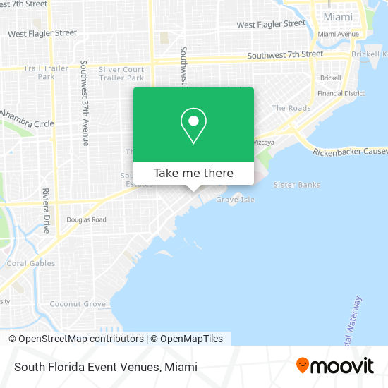 Mapa de South Florida Event Venues