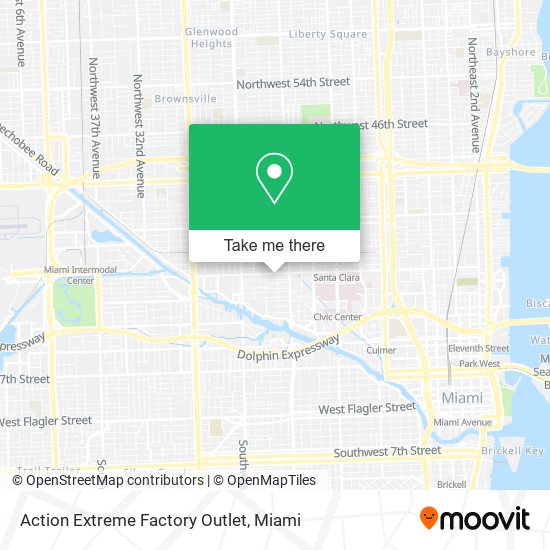 Mapa de Action Extreme Factory Outlet