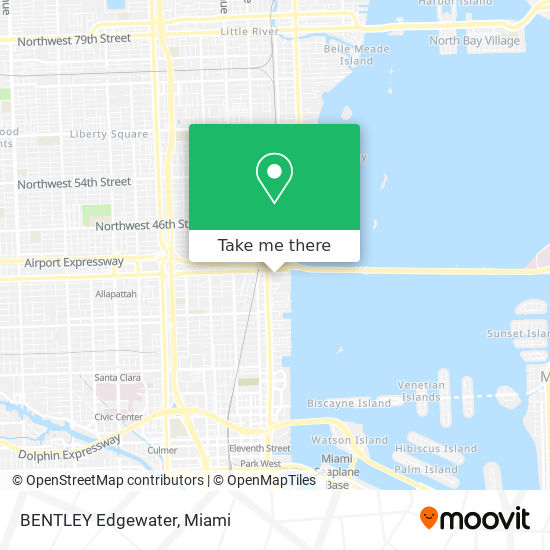 BENTLEY Edgewater map