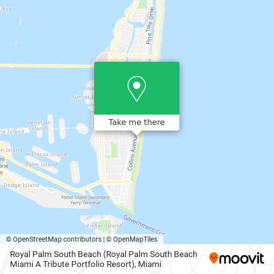 Royal Palm South Beach (Royal Palm South Beach Miami A Tribute Portfolio Resort) map