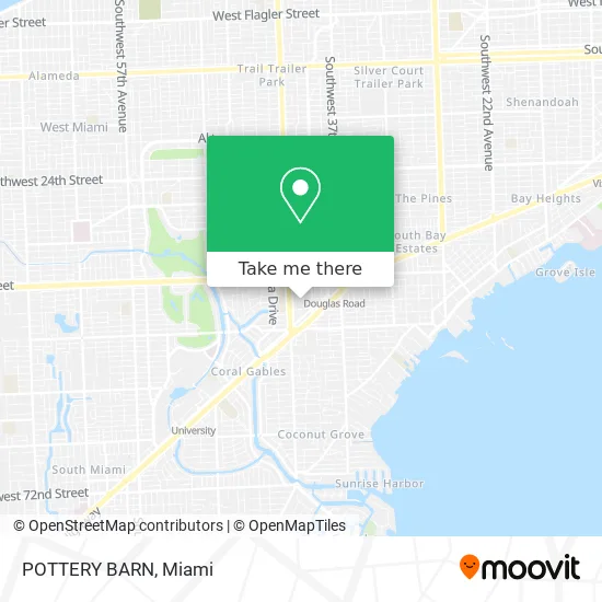 POTTERY BARN map