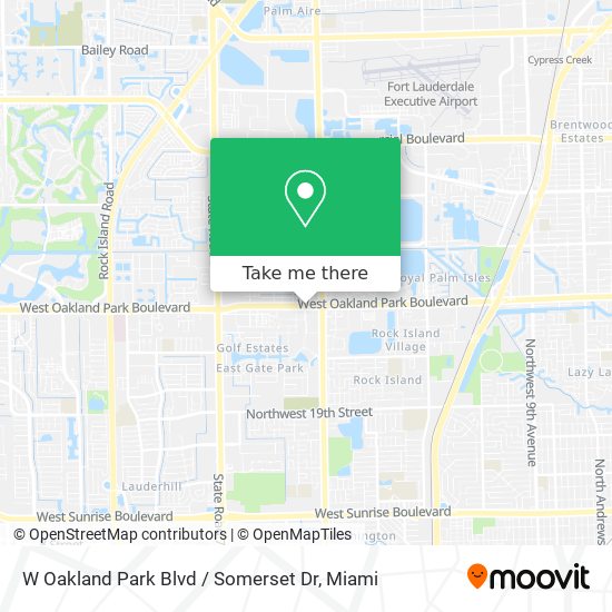 Mapa de W Oakland Park Blvd / Somerset Dr